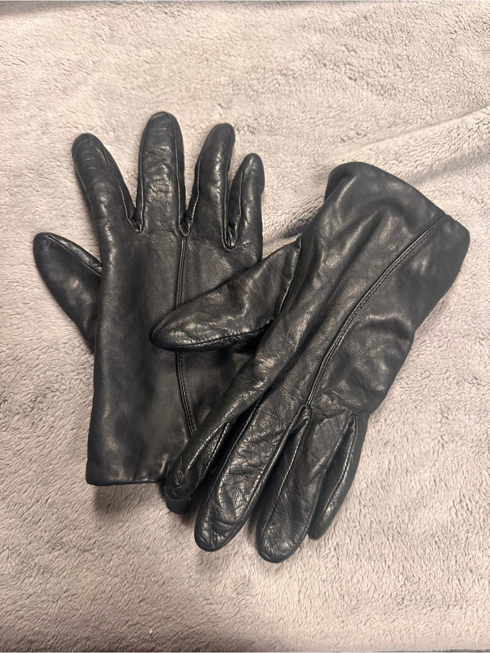 Vintage Black Wilson Leather Gloves
